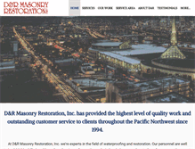 Tablet Screenshot of drmasonry.com